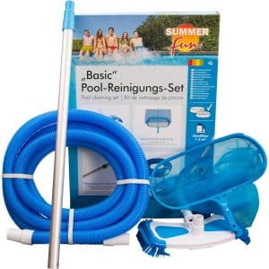 Summerfun Basic Pool Reinigungsset für Schwimmbecken mit Sandfilteranlage