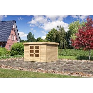 Karibu Holz-Gartenhaus/Gerätehaus Boras 5 298 cm x 242 cm