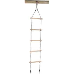 SwingKing Strickleiter mit 5 Holz-Sprossen