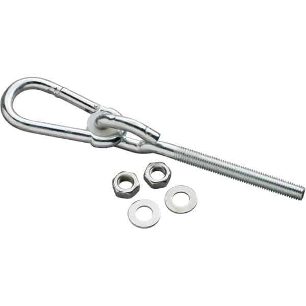 SwingKing Schaukelhaken mit Karabiner M12 x 10 cm