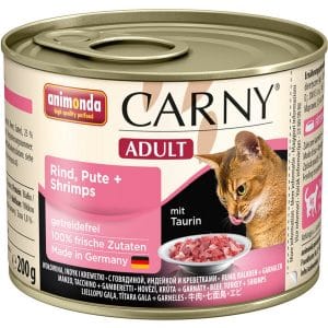 Carny Katzen-Nassfutter Adult Rind und Pute und Shrimps 200 g