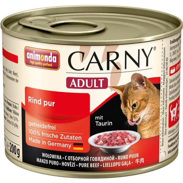 Carny Katzen-Nassfutter Adult Rind Pur 200 g