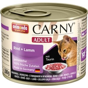 Carny Katzen-Nassfutter Adult Rind und Lamm 200 g