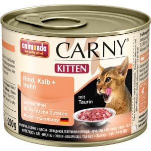 Carny Katzen-Nassfutter Kitten Rind und Kalb und Huhn 200 g