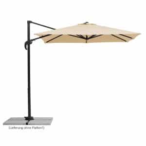 Schneider Ampelschirm Rhodos Junior Natur 230 x 230 cm