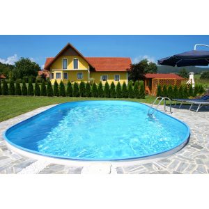 Summer Fun Stahlwand Pool FIDSCHI Ovalform 600 cm x 320 cm x 150 cm