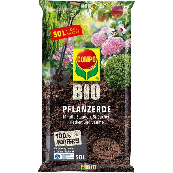 Compo Bio Pflanzerde torffrei 50 l