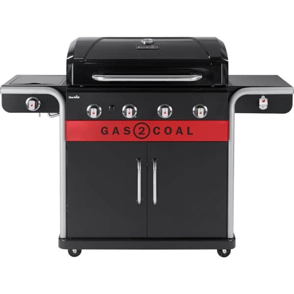 Char-Broil Gas und Holzkohle-Hybridgrill Gas2Coal 2.0 440 mit 4 Brennern
