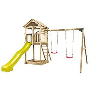 SwingKing Spielturm Daan Gelb 400 x 320 x 420cm