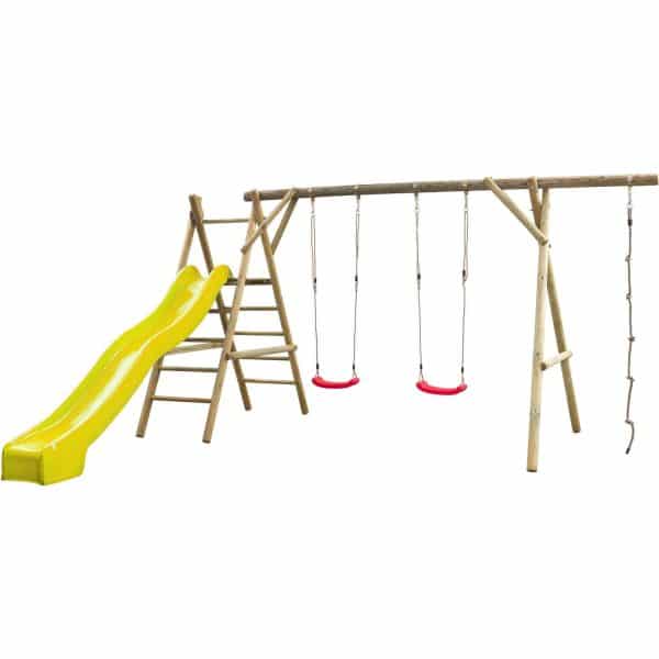 SwingKing Spielgerät Noortje Gelb 450 cm x 375 cm x 220 cm