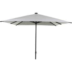 Siena Garden Mittelstockschirm Gastro 300 cm x 300 cm Grau