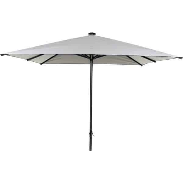 Siena Garden Mittelstockschirm Gastro 300 cm x 300 cm Grau