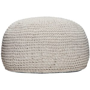 Best Pouf Ronda 55 cm x 55 cm x 41 cm Naturel