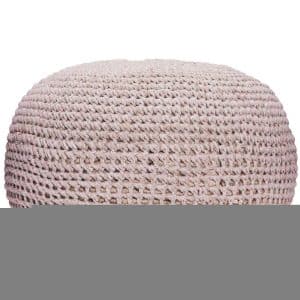 Best Pouf Ronda 55 cm x 55 cm x 41 cm Soft Pink