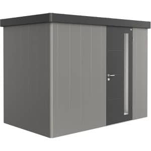 Biohort Gerätehaus Neo 1C Variante 2.3 Standardtüre Quarzgrau-Metallic