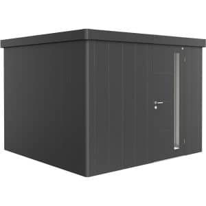 Biohort Gerätehaus Neo 3C Standardtüre Dunkelgrau-Metallic