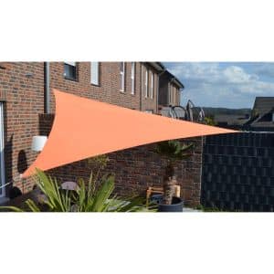 Floracord Dreiecksonnensegel Terracotta 360 cm mit Regenschutz