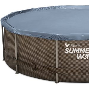 Summer Waves Rundpool Active Frame Braun Ø 457 cm x 106 cm