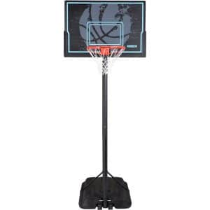 Lifetime Basketballanlage Texas Korb Verstellbar Schwarz-Blau 228 cm - 304 cm