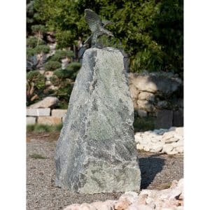 Deko-Figur Adler Bronze auf Granitstein 70 cm