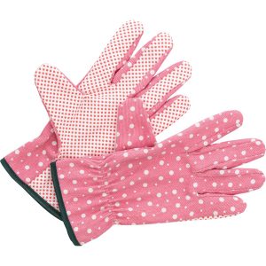 Gartenhandschuh Pink-Weiß Größe 8