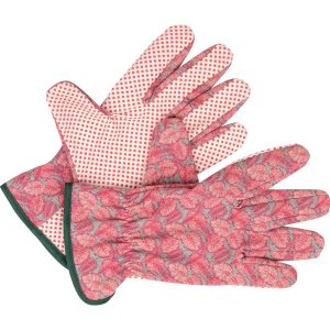 Gartenhandschuhe Dschungel Pink-Grau Größe 8