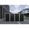 Hide Mülltonnenbox 4-fach 240 l Schwarz