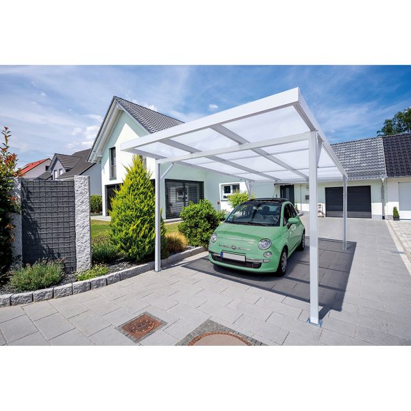 Carport Premium Anthrazit PC Stegplatte klar 309