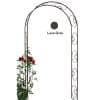 Rosenbogen Circle 124 cm x 36 cm x 244 cm Lava-Grau