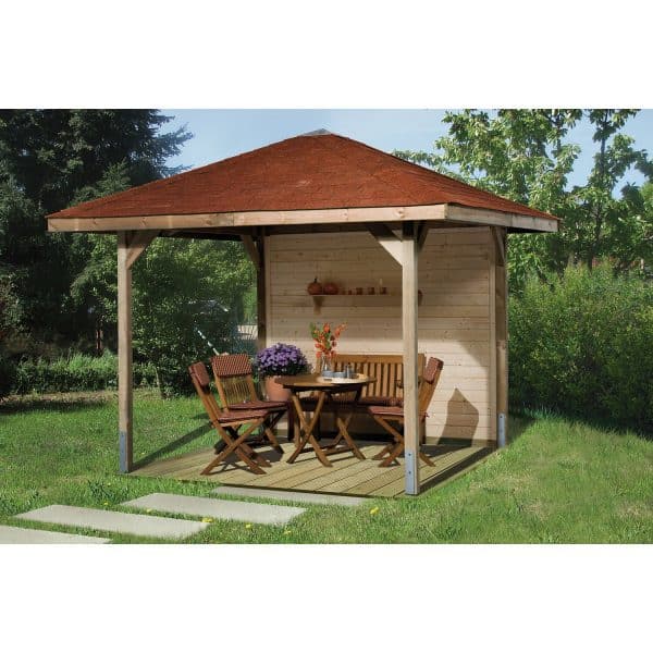 Weka Pavillon Gartenoase 651 Gr. 2 Sparset 333 cm x 333 cm