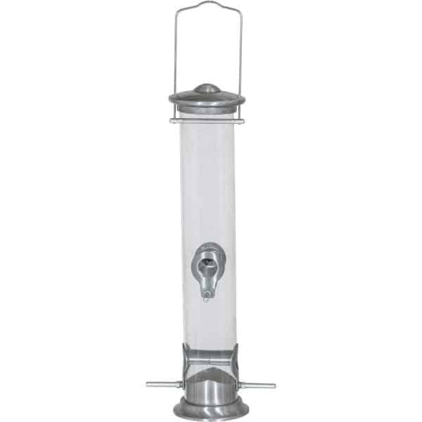 Siena Garden Vogelfuttersäule Aluminium Line für Mischfutter 39 cm