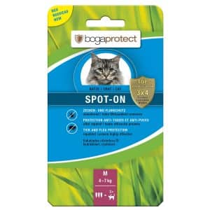 Bogaprotect Spot-On Floh- und Zeckenschutz für Katzen M 3 x 1