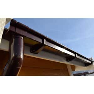 Weka Kastenrinnenset für Flach- und Pultdächer bis zu einer Breite von 400 cm