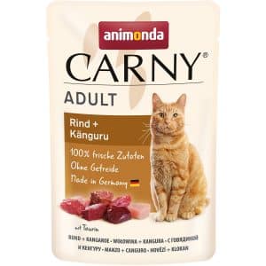 Carny Katzen-Nassfutter Adult Rind und Kängeru 85 g