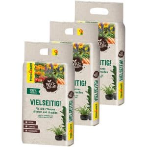 Floragard Bio-Universalerde Vielseitig 9 l (3 x 3 l)