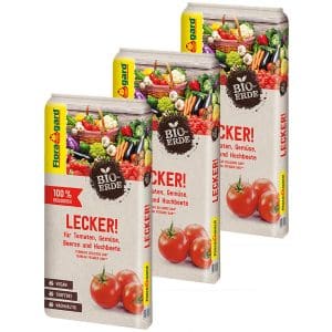 Floragard Bio-Tomaten-Gemüseerde Lecker 60 (3 x 20 l)