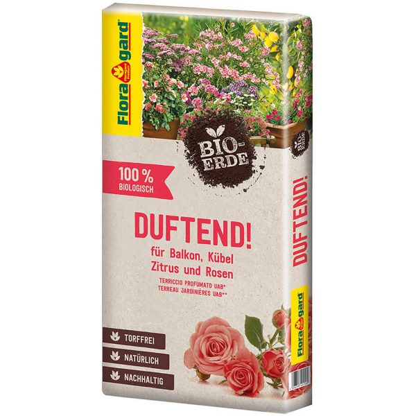 Floragard Bio-Rosen-Balkonerde Duftend 40 l