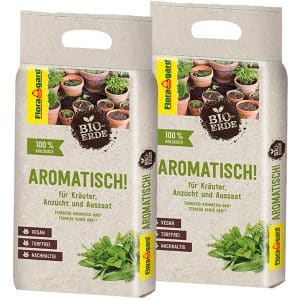 Floragard Bio-Kräutererde Aromatisch 6 l (2 x 3 l)