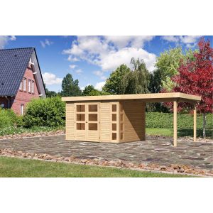 Karibu Gartenhaus/Gerätehaus Sölve 5 Set Natur 591