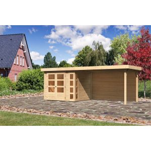 Karibu Gartenhaus/Gerätehaus Sölve 3 Set Natur 528