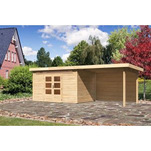 Karibu Gartenhaus/Gerätehaus Kumla 7 Set Natur