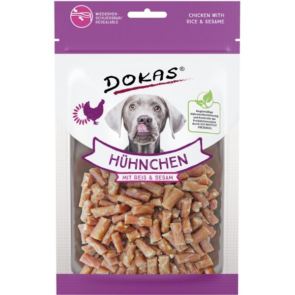 Dokas Hühnchen mit Reis & Sesam für Hunde 70 g