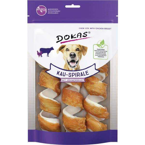 Dokas Kau-Spirale Huhn 110 g