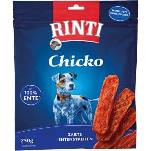 Rinti Hunde-Natursnacks Chicko Entenstreifen 250 g