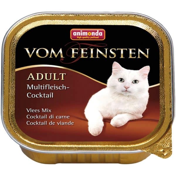 Vom Feinsten Katzen-Nassfutter Adult Fleisch-Cocktail 100 g