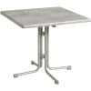 Acamp Tisch Piazza 70 cm x 70 cm Platin-Cemento