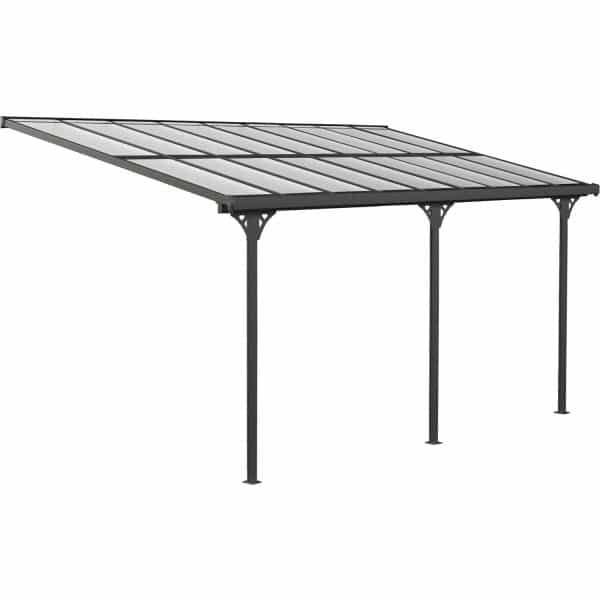 Westmann Terrassendach Aluminium B x T: 556 cm x 300 cm Schwarz