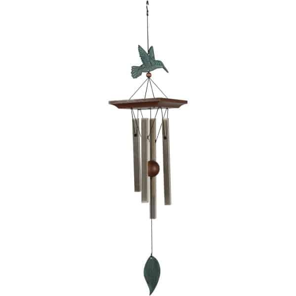 Nature´s Melody Garden-Decor Klangspiel Kolibri 62 cm Hellgold