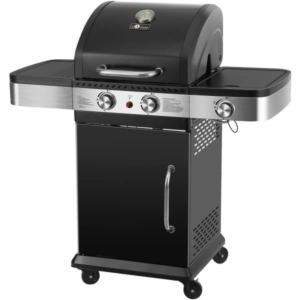 El Fuego Gasgrill Brockton 2-Brenner + Seitenkocher ca. 110 x 112 x 59 cm