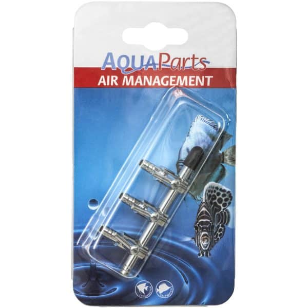 Aquarium Lufthähnchen Aqua Parts 3 Wege Erweiterbar Metall
